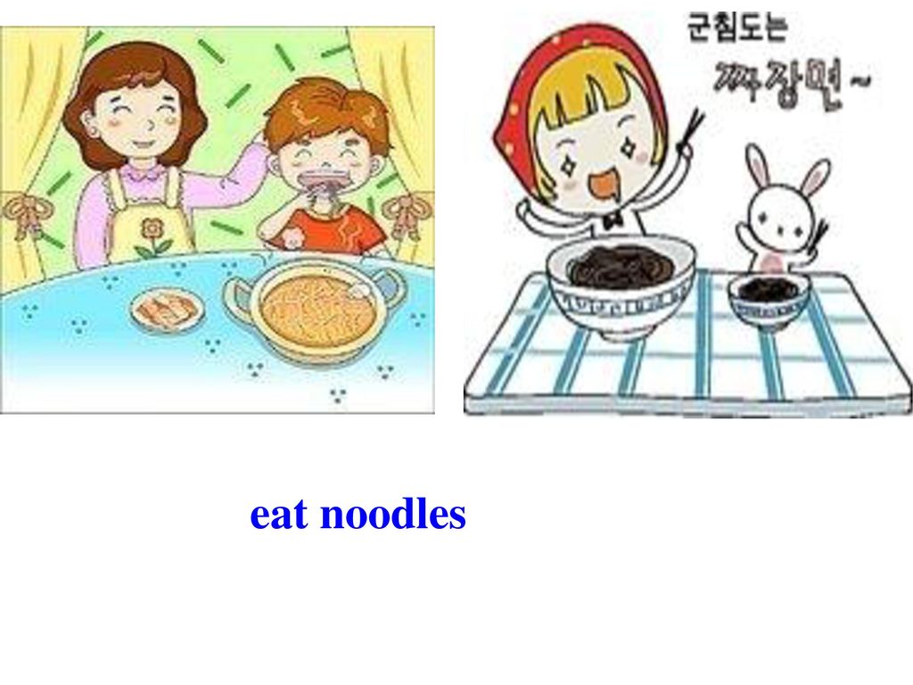 eat noodles