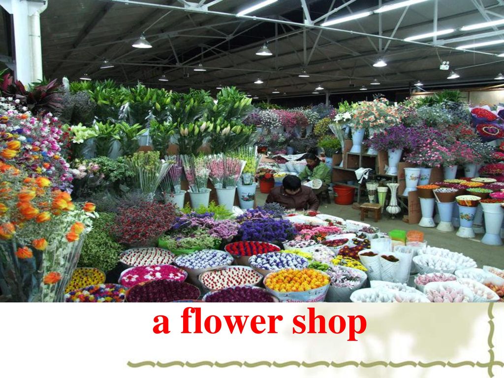 a flower shop