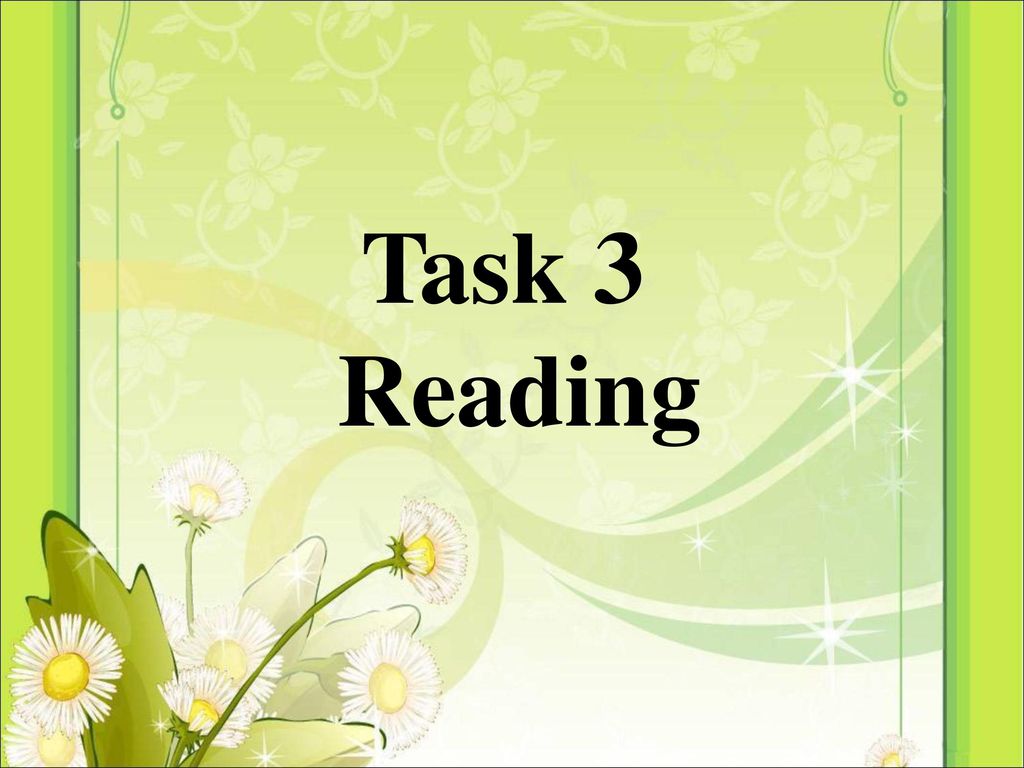 Task 3 Reading