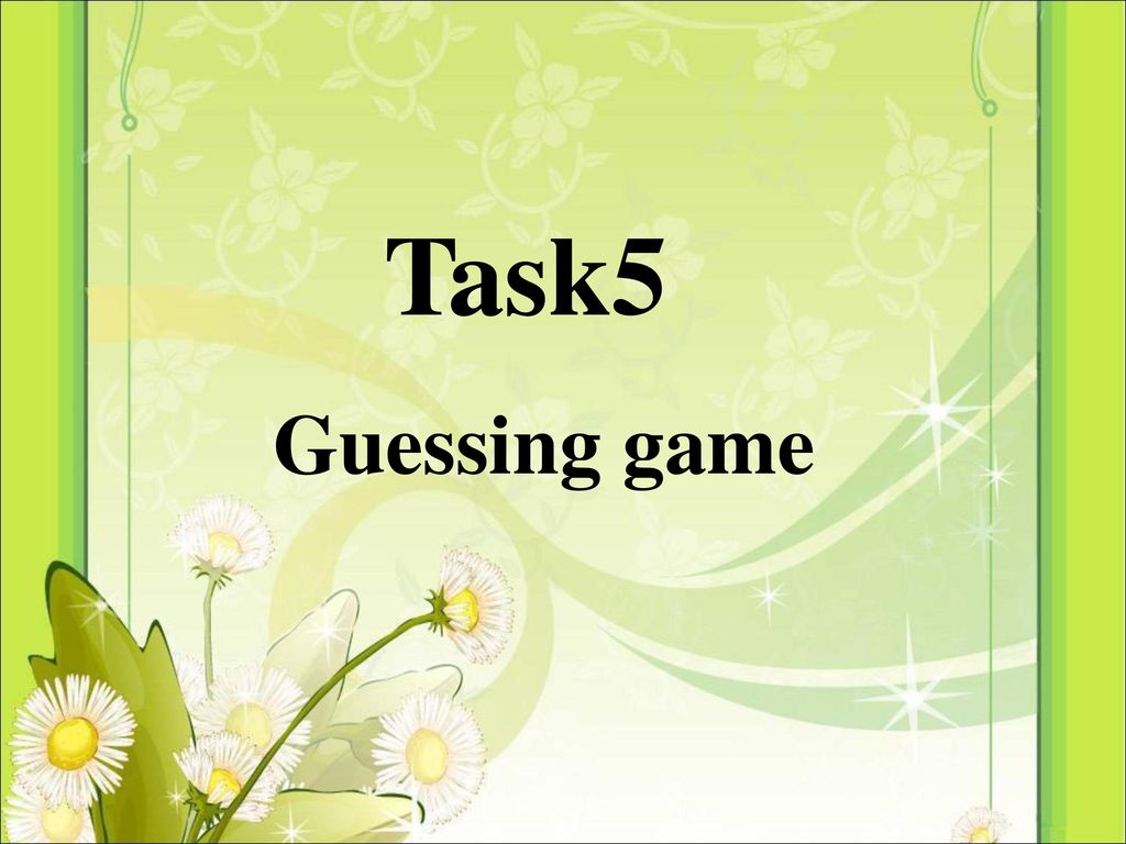 Task5 Guessing game