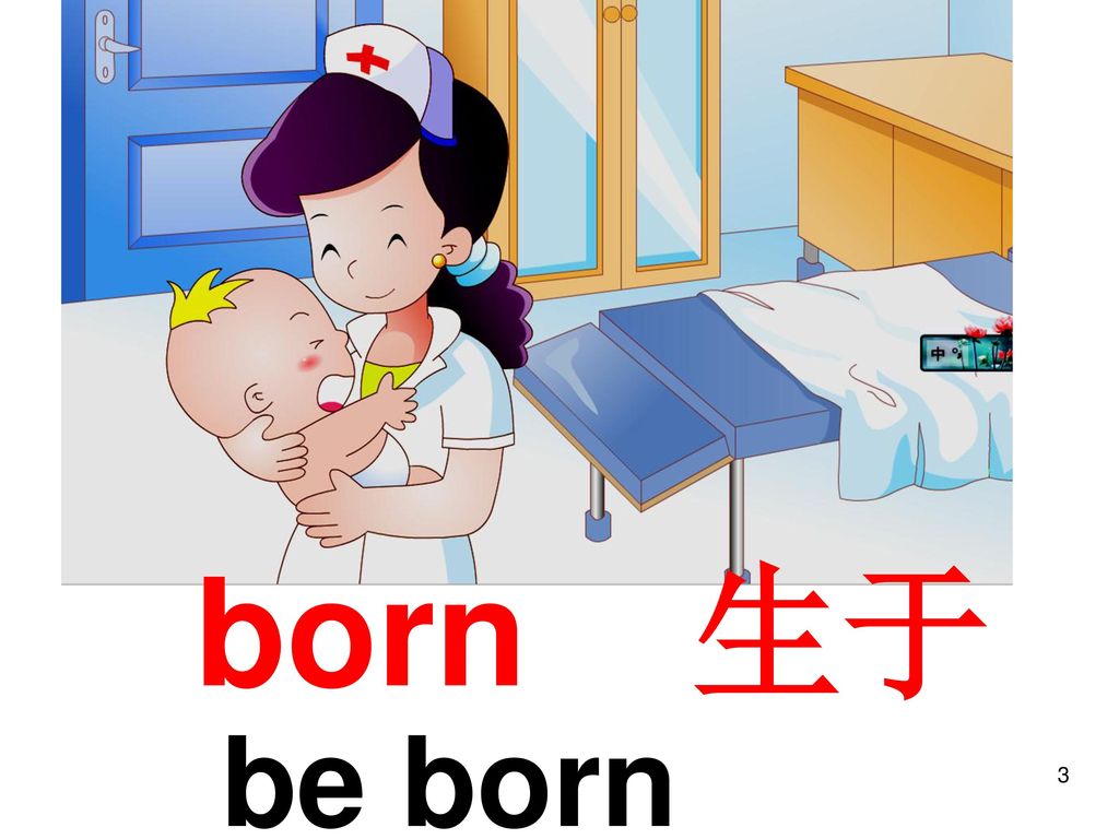 born 生于 be born