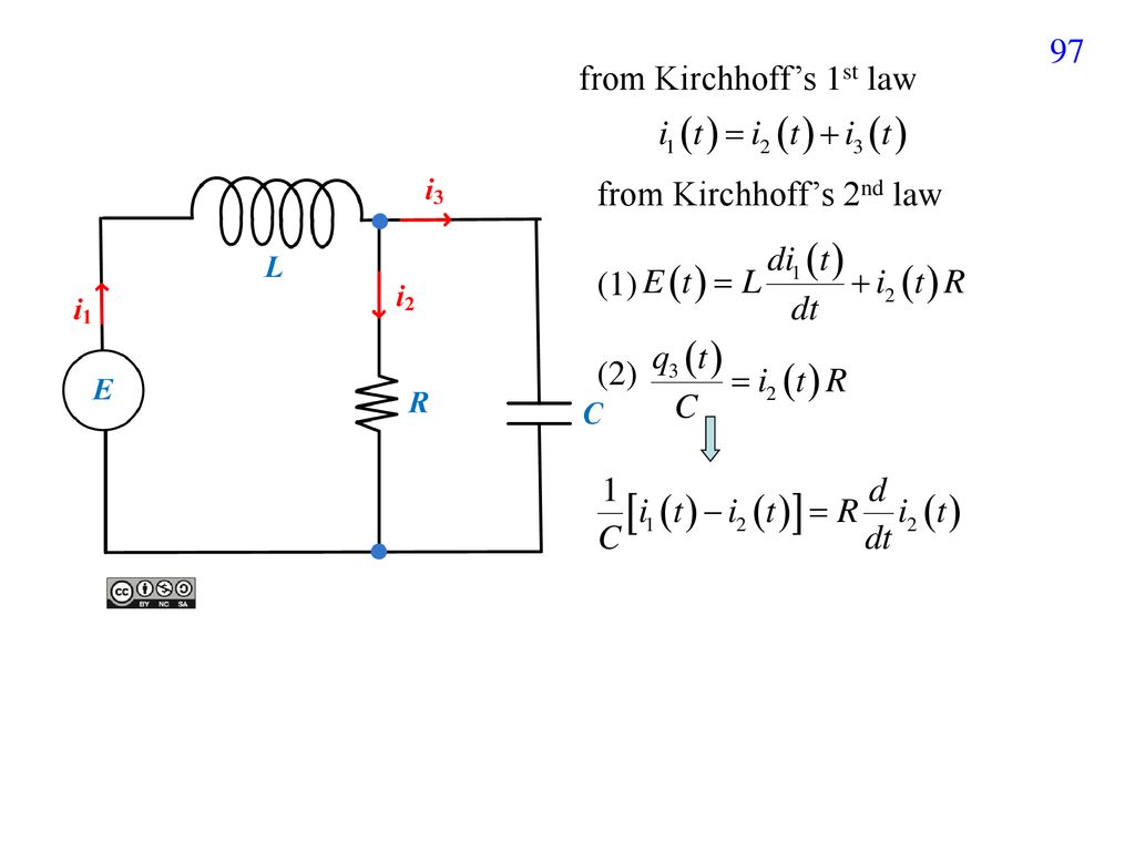from Kirchhoff’s 1st law