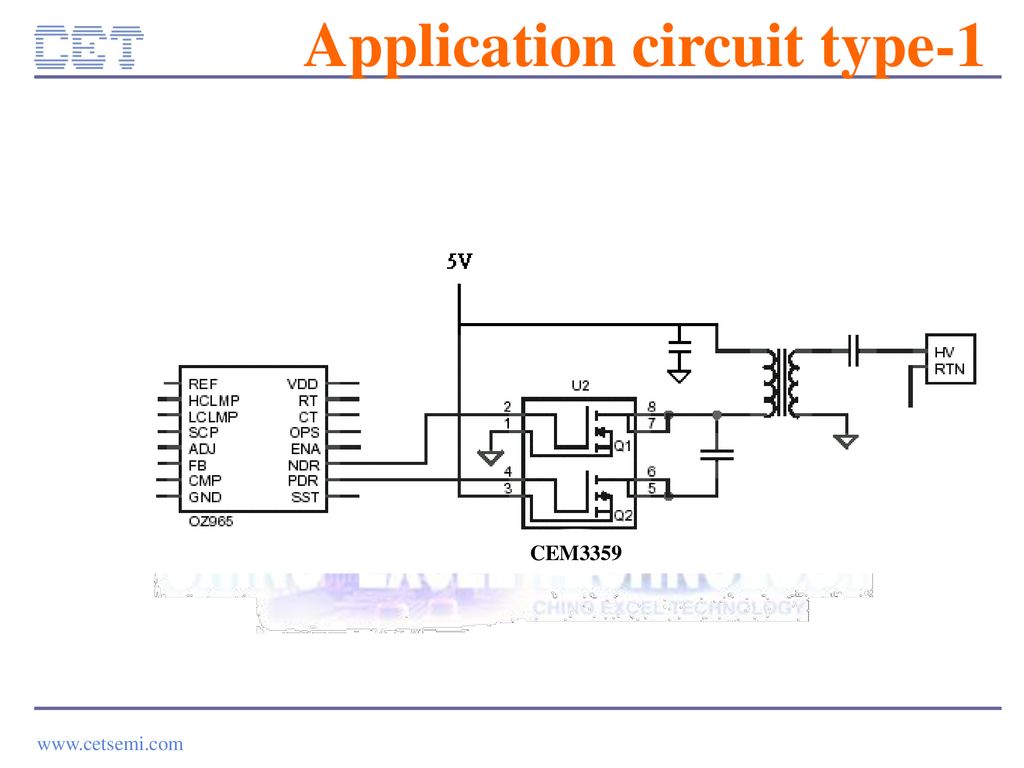 Application circuit type-1