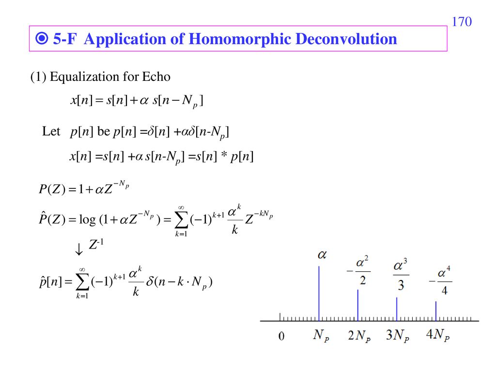  5-F Application of Homomorphic Deconvolution