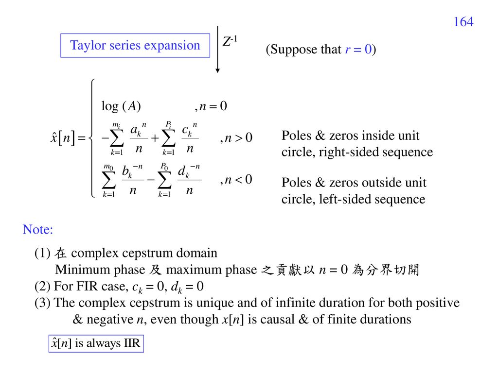 Taylor series expansion