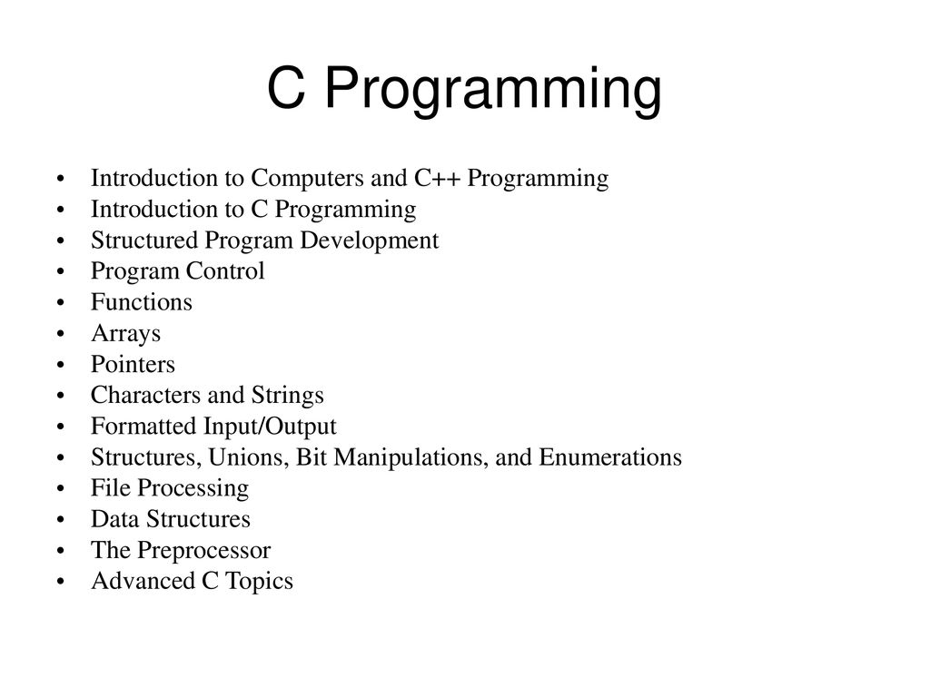C Programming Introduction to Computers and C++ Programming