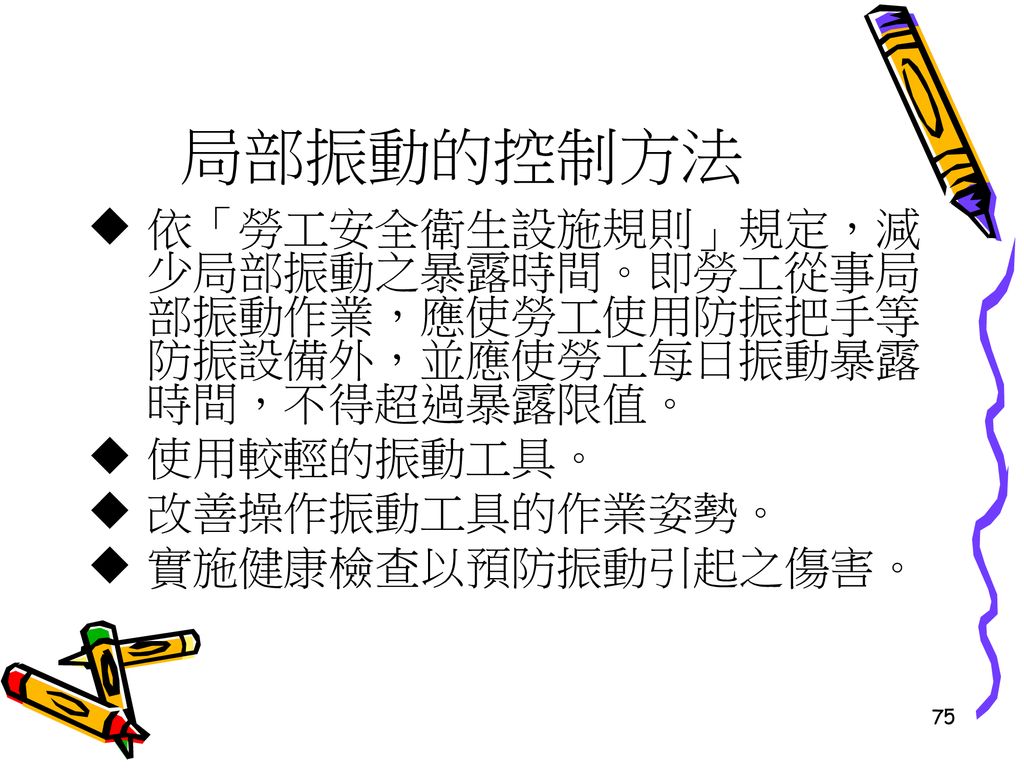 物理性危害之認知 評估與控制勞工安全衛生研究所研究員汪禧年 Ppt Download