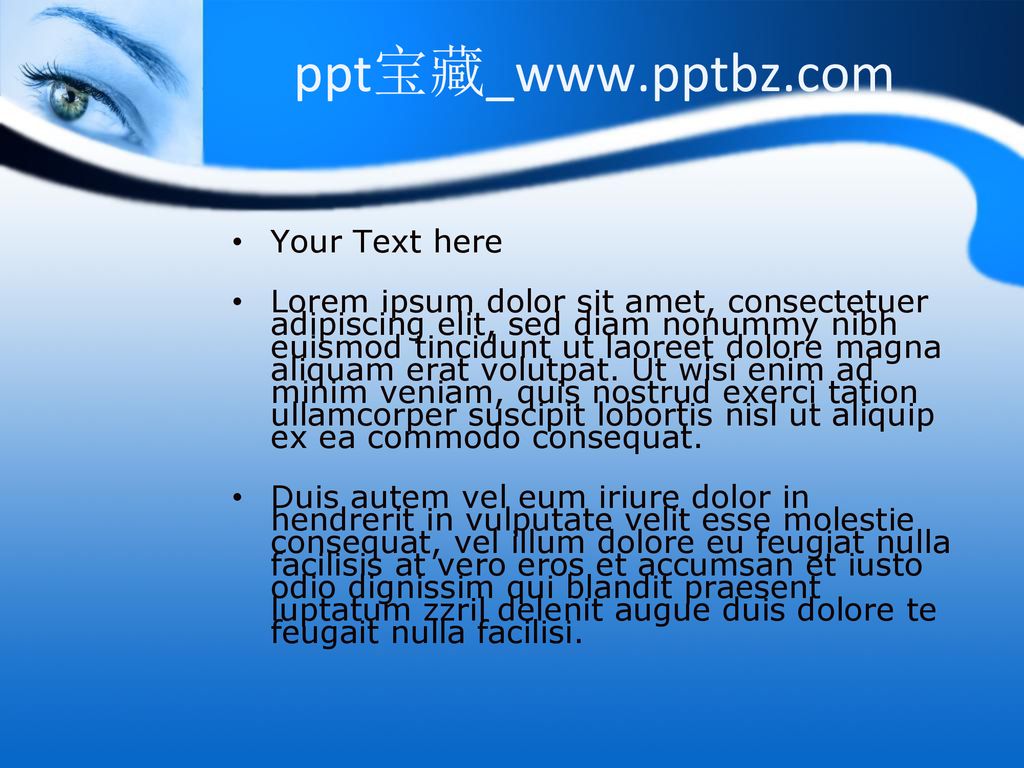 ppt宝藏_www.pptbz.com Your Text here