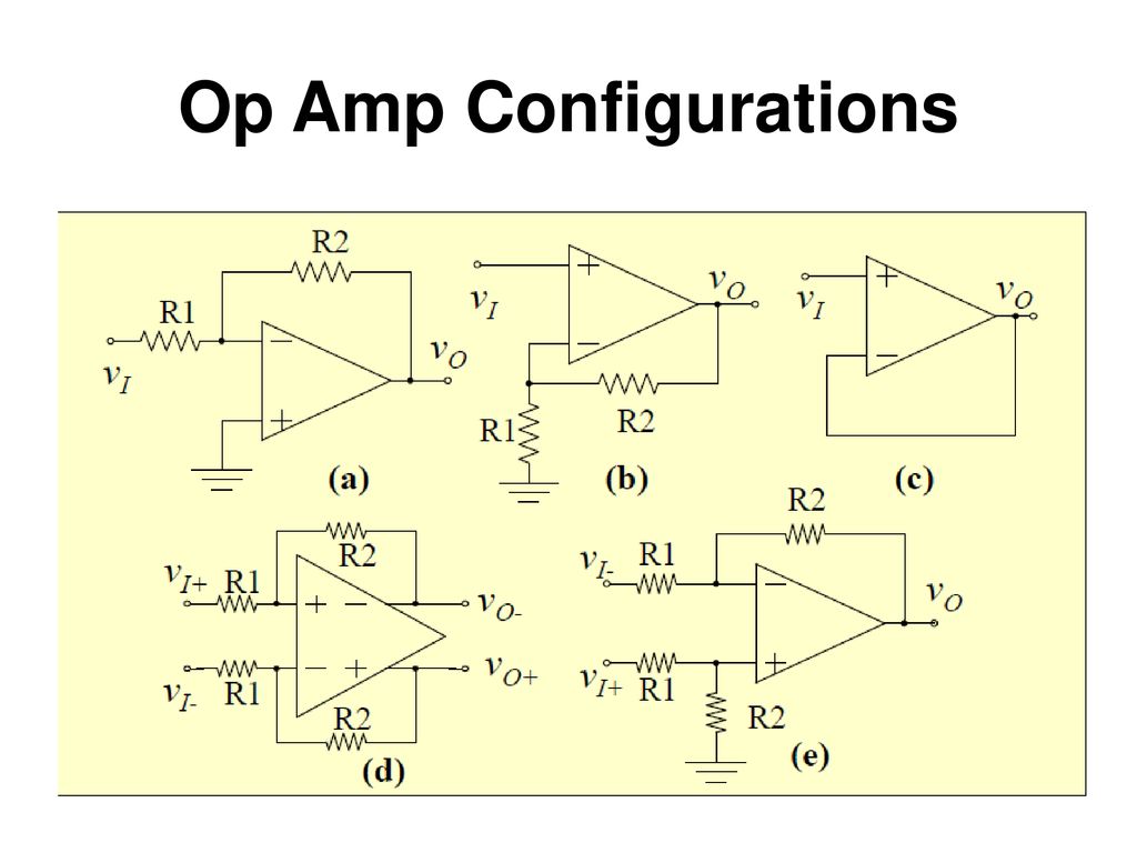 Op Amp Configurations