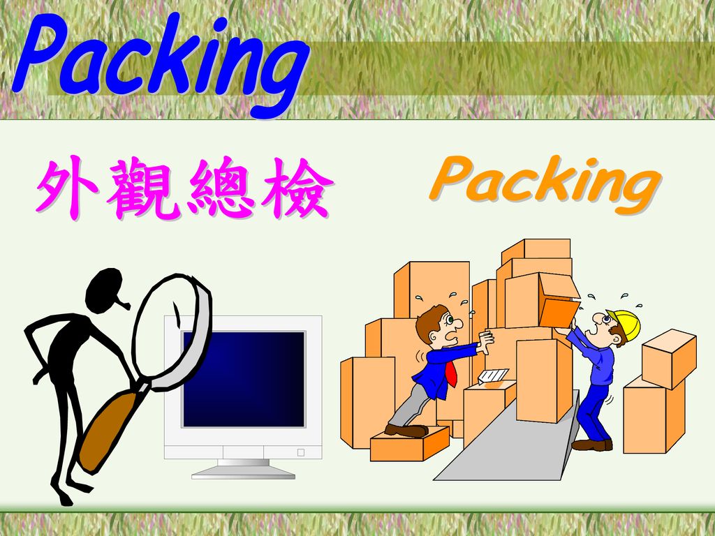Packing 外觀總檢 Packing