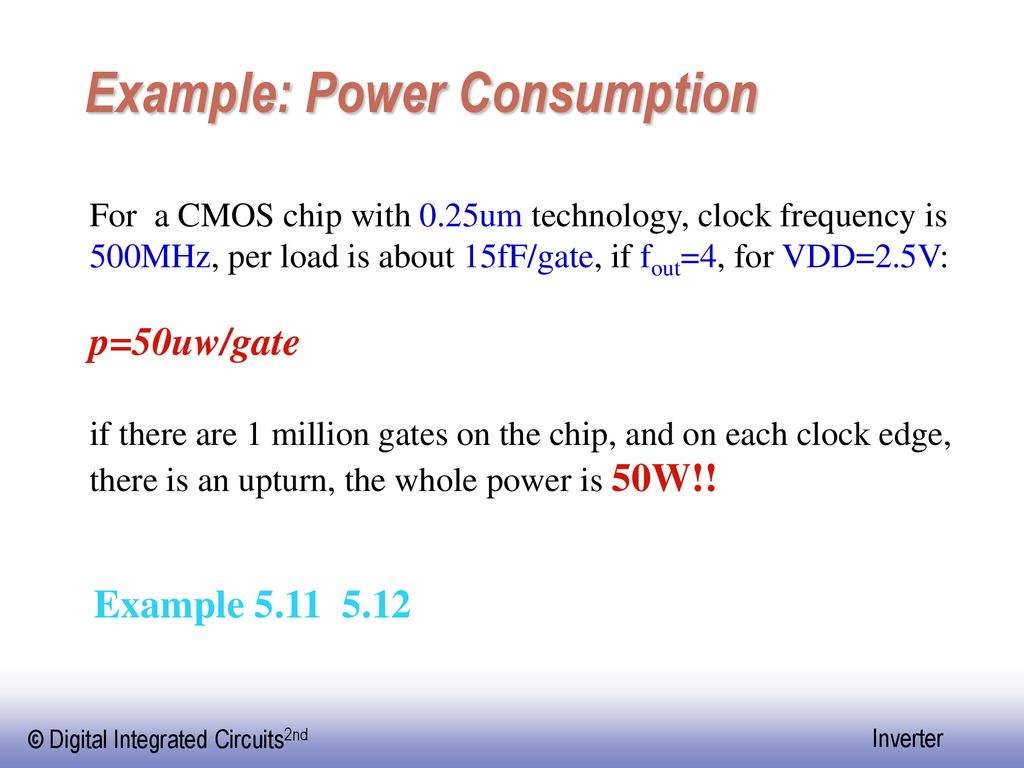 Example: Power Consumption