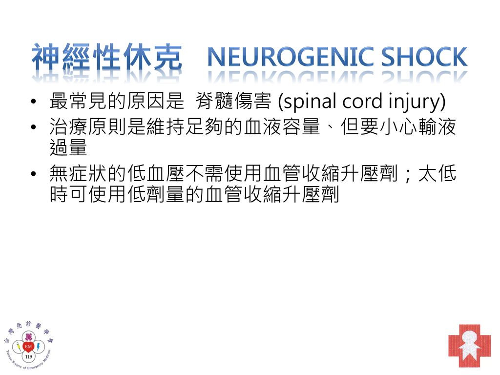 神經性休克 Neurogenic Shock
