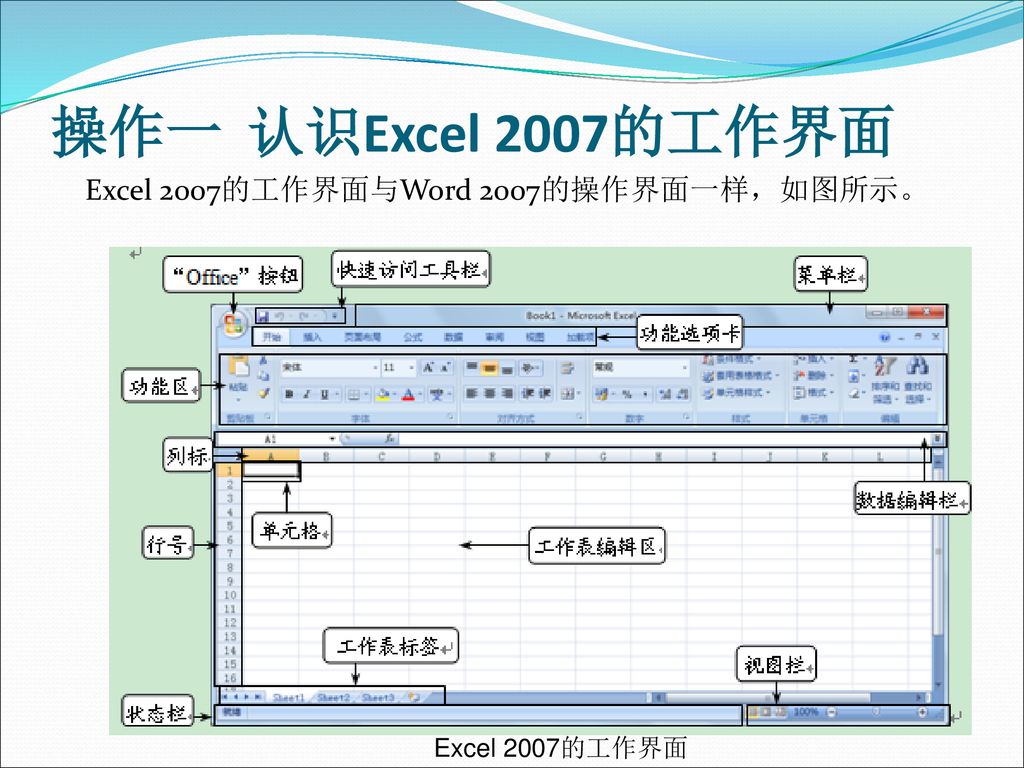 Office 2007基础任务实训教程 模块五 Excel2007的基本操作 主讲老师：郭 霖 Ppt Download