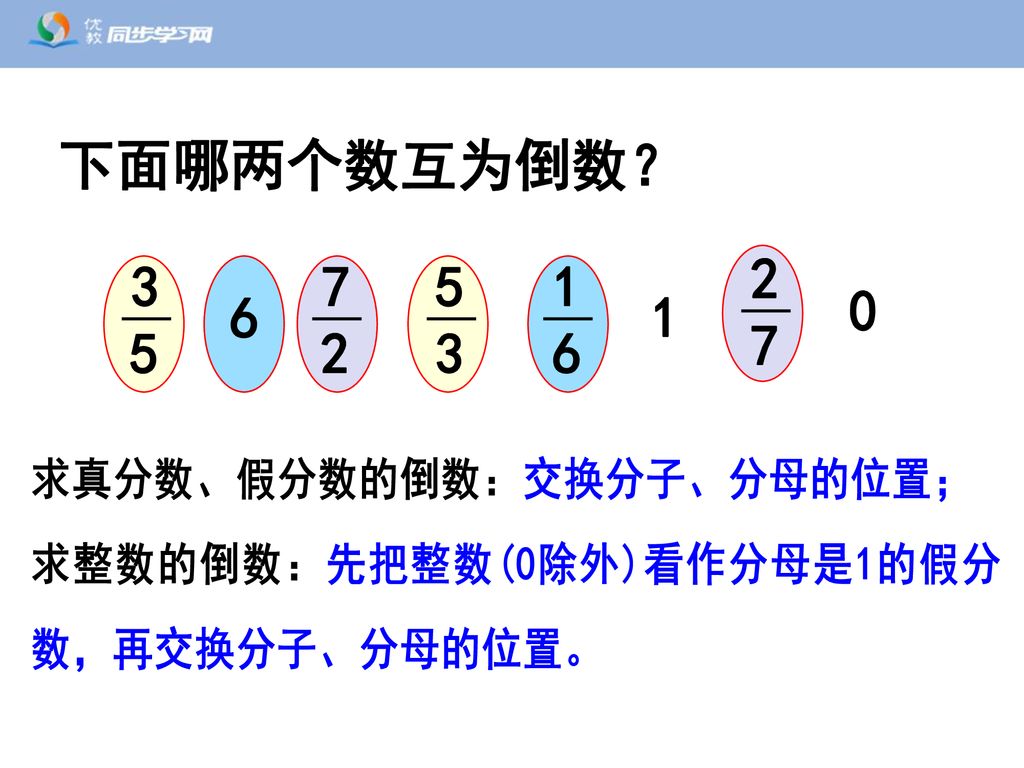 分数除法倒数的认识 Ppt Download