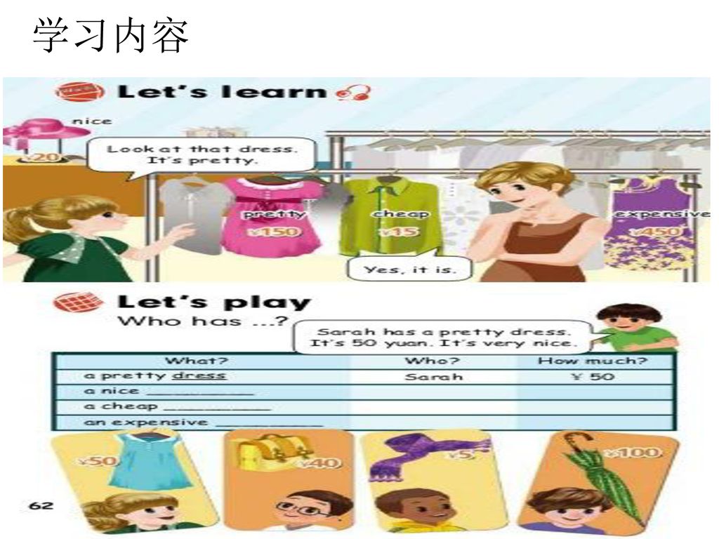 Unit 6 Shopping B Let's Learn - Ppt Download