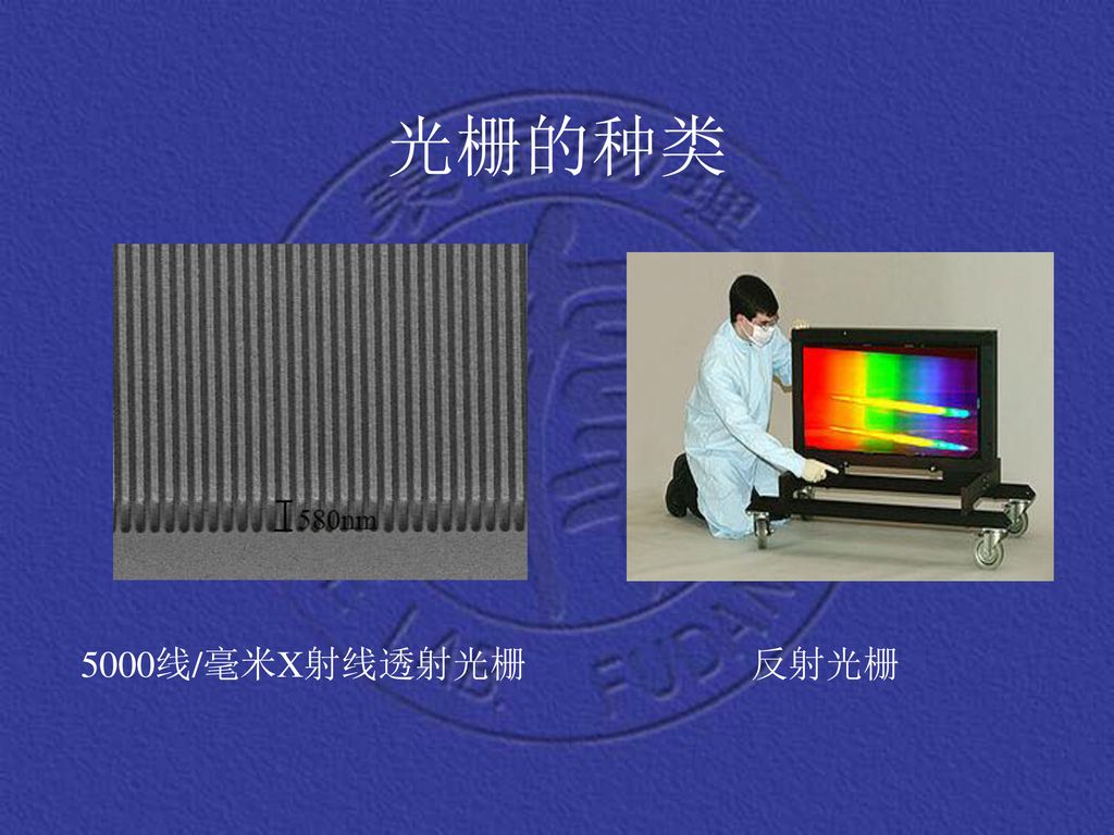 光栅的种类 5000线/毫米X射线透射光栅 反射光栅