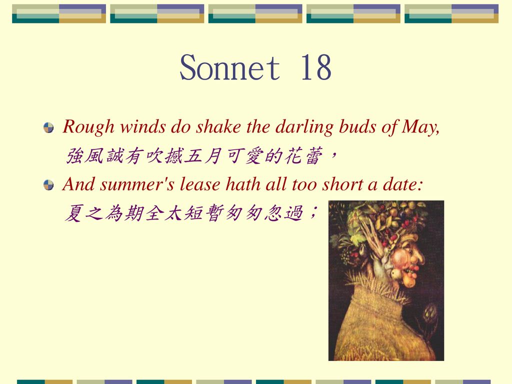 sonnet 18 theme