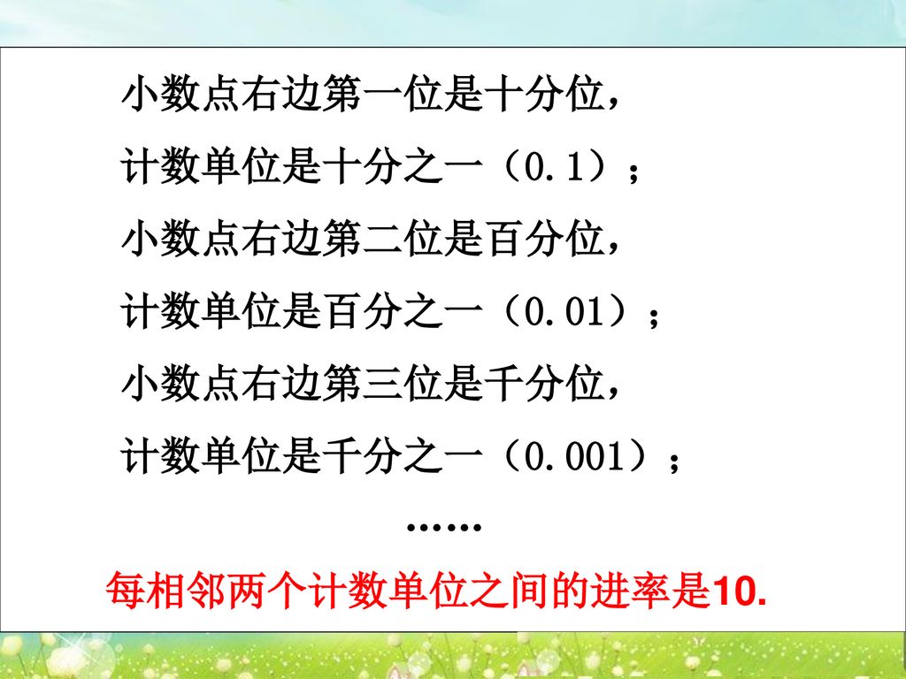 苏教版五年级数学上册小数的计数单位高效课堂编写组郑东阳 Ppt Download