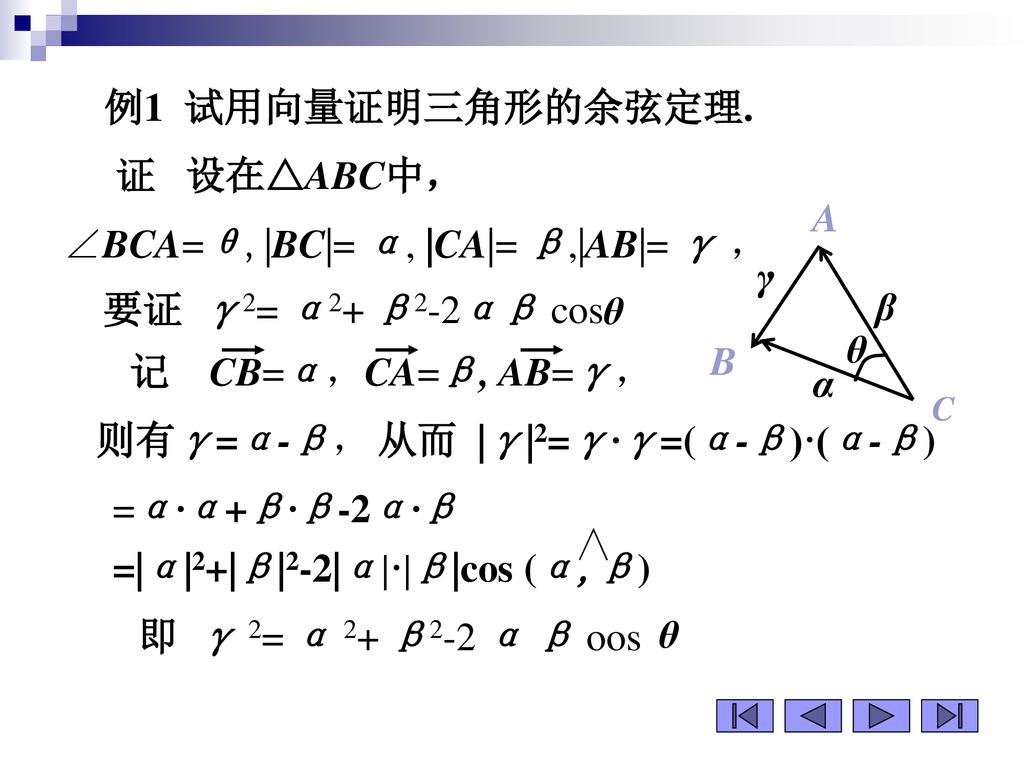 3 2 数量积向量积混合积一 两向量的数量积二 两向量的向量积三 向量的混合积四 小结 Ppt Download