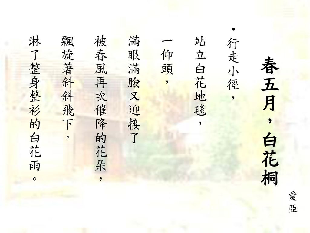 片片桐花皆文章 Ppt Download