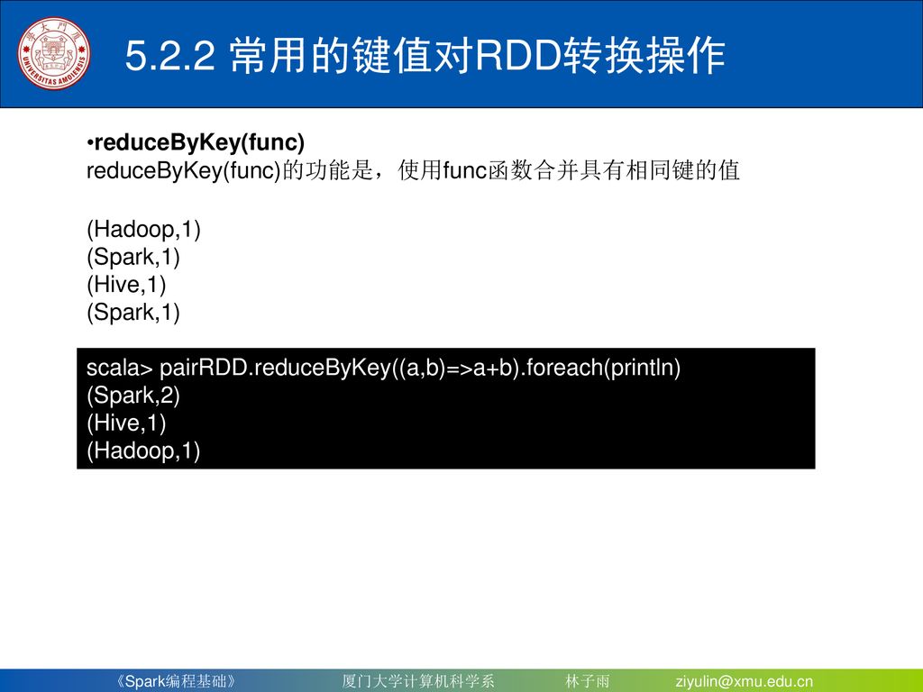 《Spark编程基础》 教材官网： 第5章 RDD编程 （PPT版本号： 2018年2月） - Ppt Download